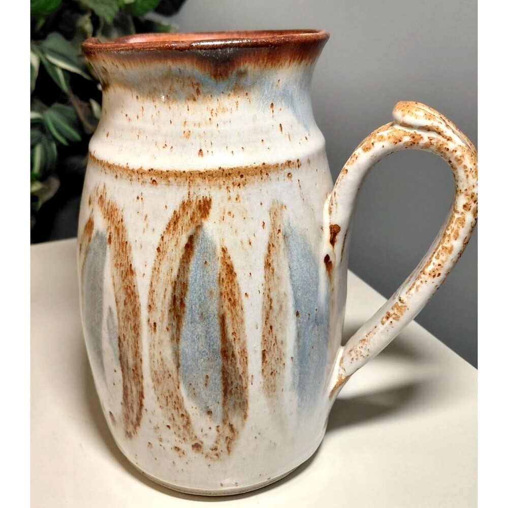 Dublin Pottery Hand Thrown Vintage Stoneware Pitcher from Ireland